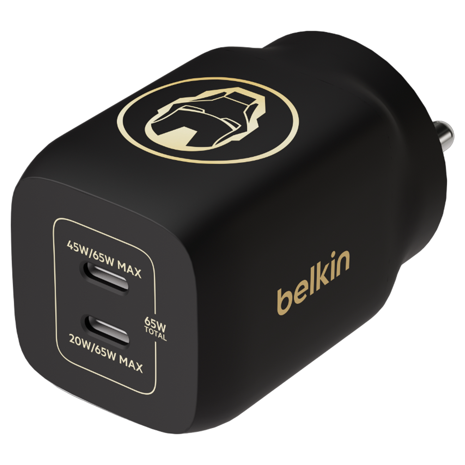 Buy Belkin Ironman 65W Type C 2 Port Fast Charger Adapter Only buy-belkin-ironman-65w-type-c-2-port-fast-charger-adapter-only